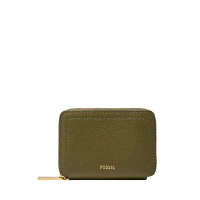 フォッシル カード入れ レディース レザー グリーン SL10045316/フォッシル(FOSSIL)