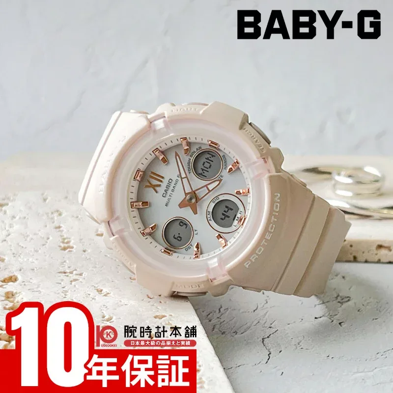 【店内ポイント最大40.5倍!】 カシオ ベビーG BABY-G BGA-2800-4A2JF 電波ソーラー 腕時計 時計 レディース アナデジ ピンクベージュ 国内正規品