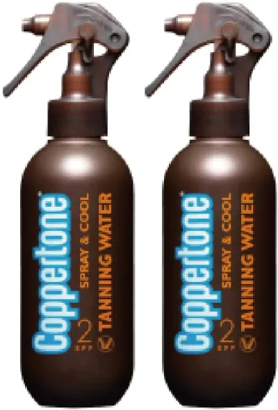 月間優良ショップ受賞店 コパトーン タンニング ウォーター SPF2 200ml×2