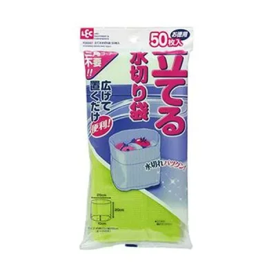 【クーポン配布中】(まとめ)レック 立てる水切り袋 K00067 1セット(500枚:50枚×10パック)【×5セット】