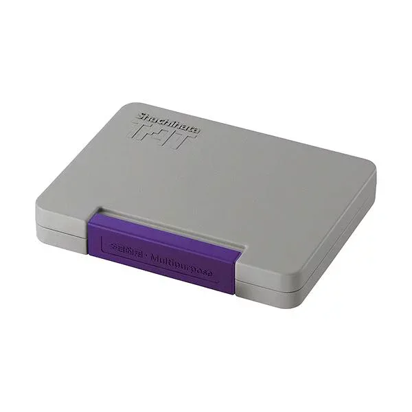 【クーポン配布中】シヤチハタ 強着スタンプ台タート(多目的用) 中形 紫 ATGA-2-V 1個