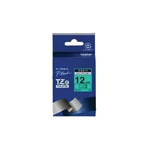 【ポイント20倍】(業務用3セット) brother ブラザー工業 文字テープ/ラベルプリンター用テープ 【幅:12mm】 TZe-731 緑に黒文字