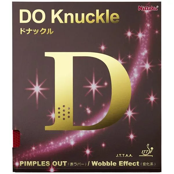 【ポイント20倍】ニッタク(Nittaku) 表ソフトラバー DO Knuckle(ドナックル) NR8572 レッド 1