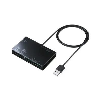 【ポイント20倍】サンワサプライ USB2.0 カードリーダー ADR-ML19BKN