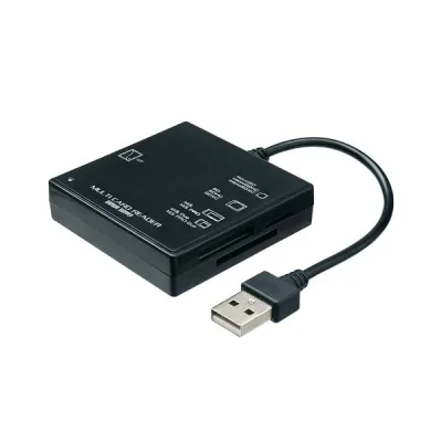 【ポイント20倍】サンワサプライ USB2.0 カードリーダー ブラック ADR-ML23BKN