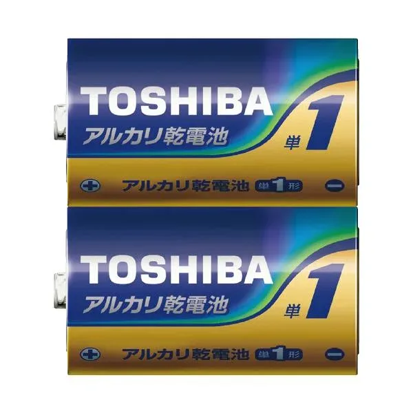 【ポイント20倍】東芝アルカリ乾電池 単1形 2本×50パック