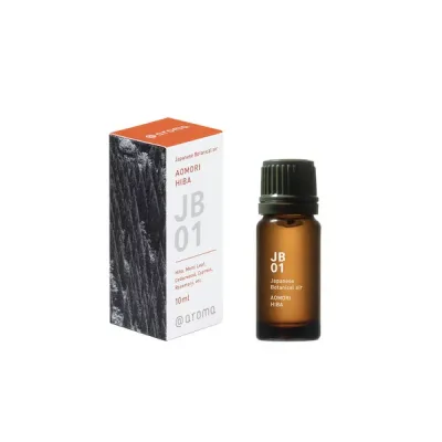 【ポイント20倍】アットアロマ エッセンシャルオイル2本セット JB01 青森ひば 10ml【代引不可】