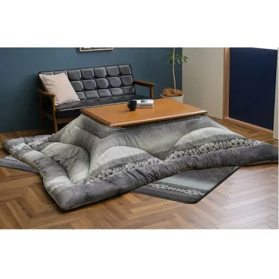 【ポイント20倍】こたつ布団 約205×285cm 長方形 グレー 単品 エレガンス 手洗い可 洗える フランネル こたつ掛布団 インテリア家具【代引不可】
