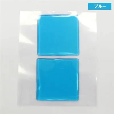 【10個セット】 ヒロ・コーポレーション 免震ジェルマット 5×5cm ブルー 2枚入 HED-6229