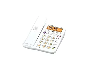 【中古】【非常に良い】シャープ デジタルコードレス電話機 親機のみ 1.9GHz DECT準拠方式 ホワイト系 JD-G55C-W