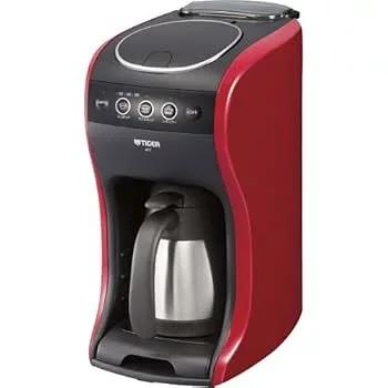 【中古】【39shop】タイガー★コーヒーメーカー カフェバリエ レッド ACT-A040-R(非常に良い)