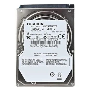 【中古】【39shop】Toshiba★MK7559GSXP 750GB SATA/300 5400RPM 8MB 2.5" Hard Drive 並行輸入品(非常に良い)