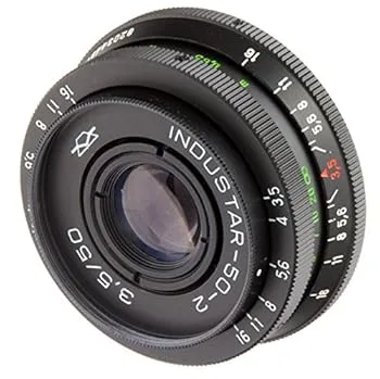 【中古】【39shop】Industar★50-2 50mm F3.5 ロシアレンズ M42マウントカメラ用 Canon EOS用(良い)