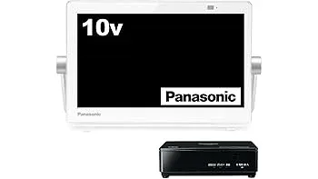 【中古】【39shop】パナソニック★10V型 ポータブル 液晶テレビ インターネット動画対応 プライベート・ビエラ 防水タイプ ホワイト UN-10CN9-W(良い)