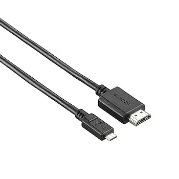【中古】【39shop】エレコム★MHL3.0ケーブル1mブラック DH-MHL3C10BK(非常に良い)
