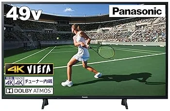 【中古】【39shop】パナソニック★49V型 4Kダブルチューナー内蔵 液晶 テレビ Dolby AtmosR対応 VIERA TH-49HX750(非常に良い)