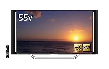 【中古】【39shop】シャープ★55V型 液晶 テレビ AQUOS LC-55XD45 4K 低反射N-Blackパネル搭載 外付HDD対応裏番組録画 2016年モデル(非常に良い)