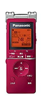 【中古】【非常に良い】パナソニック ICレコーダー 4GB レッド RR-XS460-R