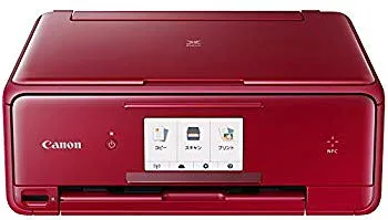 【中古】【非常に良い】旧モデル Canon インクジェットプリンター複合機 TS8030 RD レッド