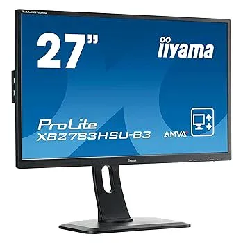 【中古】iiyama モニター ディスプレイ XB2783HSU-B3 (27インチ/フルHD(1920×1080)/AMVA+/DisplayPort,HDMI,D-sub/昇降/3年保証)