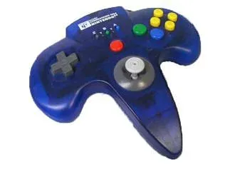 【中古】(未使用・未開封品)ホリコマンダー64クリアブルー N64