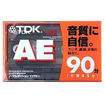 【中古】TDK オーディオテープ AE 90分 AE-90G