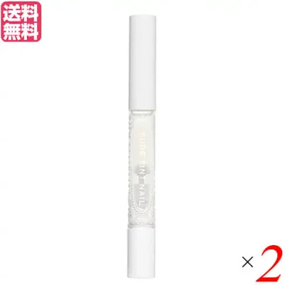 【楽天カードでポイント4倍!】10/20(火)限定!ネイルティント ポリッシュ マニキュア ピュアティントネイル 1.7ml クリア 2本セット 送料無料