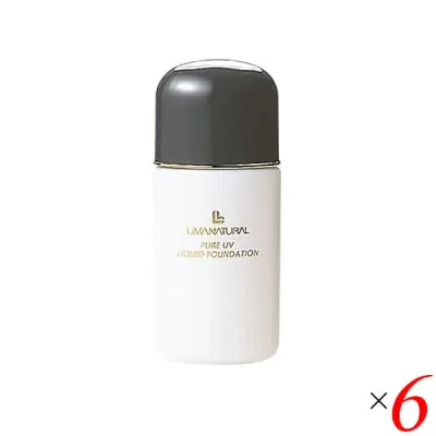 【楽天カードでポイント4倍!】10/20(火)限定!リマナチュラル UVリクイドファンデーション・ピンク 215 30ml 6本セット リキッドファンデーション ベース 紫外線 送料無料