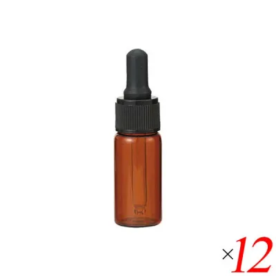 【楽天カードでポイント4倍!】10/20(火)限定!生活の木 茶色遮光スポイト瓶 10ml 12本セット