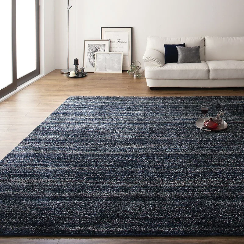 日本製 ラグ カーペット 200×300cm 防ダニ 防音 ナイロン さらふわ国産ミックスシャギーラグ 【rayures】レイユール すべり止め加工つき オールシーズン 床暖房 ホットカーペット対応 ダイニング おしゃれ 北欧 シンプル モダン (送料無料) 040702168