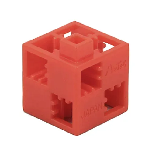 【24P×10セット】 ARTEC Artecブロック 基本四角 赤 ATC77735X10