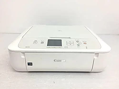 【中古】Canon キヤノン インクジェット複合機 PIXUSMG5730WH ホワイト