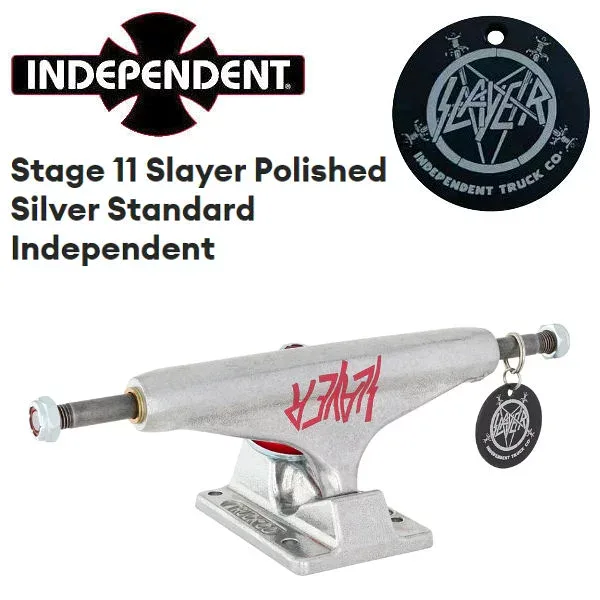 【INDEPENDENT】インデペンデント Stage 11 Slayer Polished Silver Standard スレイヤー スタンダード ポリッシュシルバー(2個1セット)139/144
