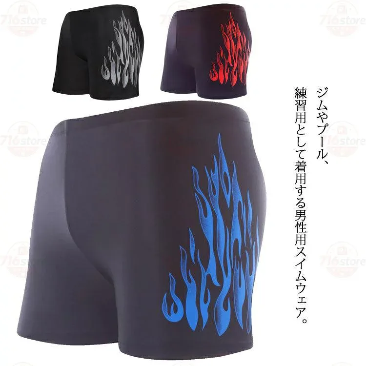 水着 メンズ フィットネス水着 ショートパンツ 競泳 水泳 プール スイムウエア ビーチパンツ サーフパンツ サーフィン サーファー インナ