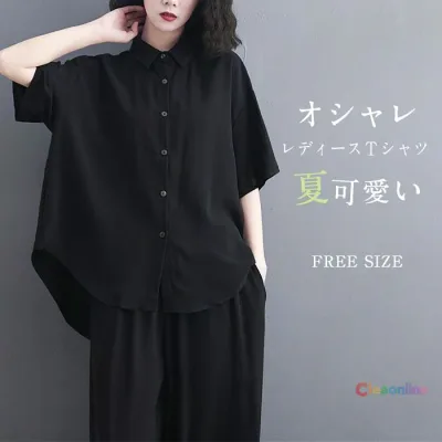 送料無料 リネンチュニック レディース 七分袖 春秋 大きいサイズ 着痩せ 体型カバー ゆったり 黒 ブラック Tシャツ シャツ トップス リネンシャツ 夏 通勤 カジュアル オフィス 旅行 母の日