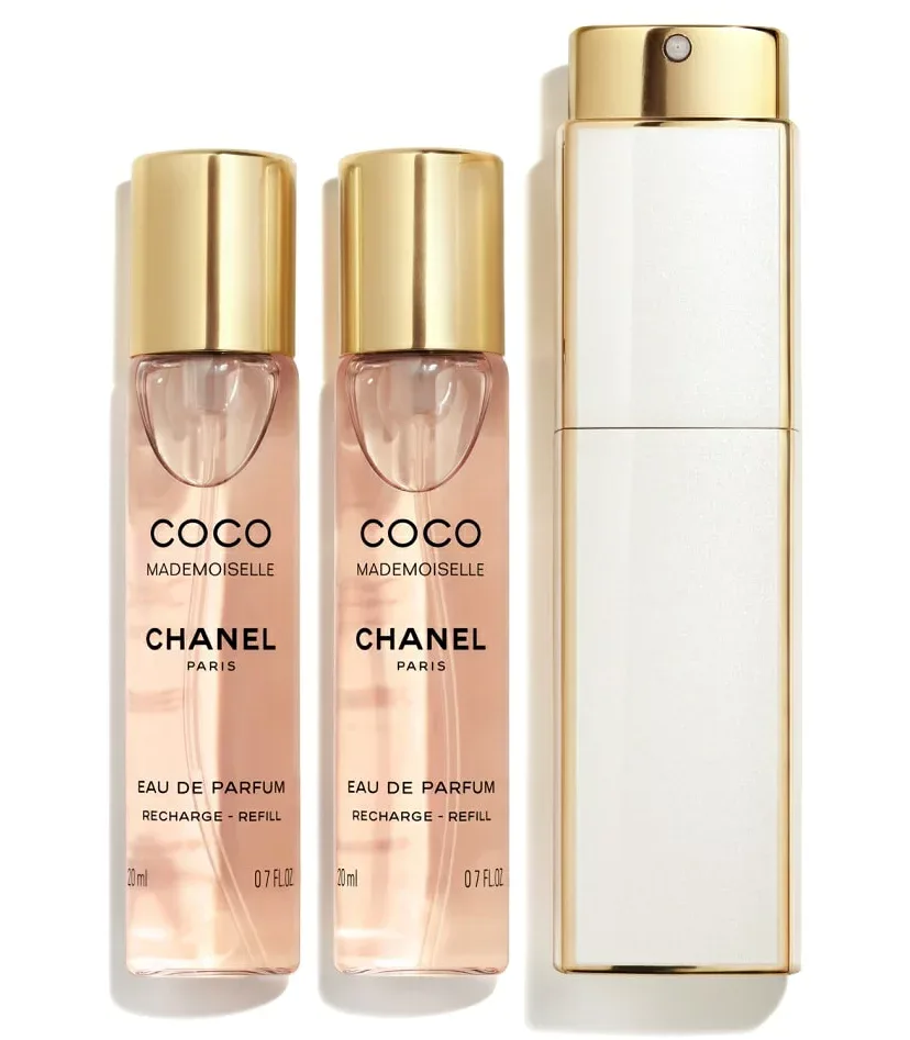 CHANEL COCO MADEMOISELLEEAU DE PARFUMTWIST AND SPRAY 20ml×3シャネル ココマドモアゼルオードゥ パルファム ツィスト&スプレイCHANEL ショップバッグ付