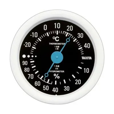 タニタ アナログ温湿度計 ブラックTT-515-BK 1個 【×10セット】 【お徳用 まとめ買い お買い得 業務用 割引 セット販売】