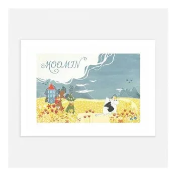 MOOMIN ムーミン ポスター 21×30 Summer in the Moominvalley PTR040003【送料無料】