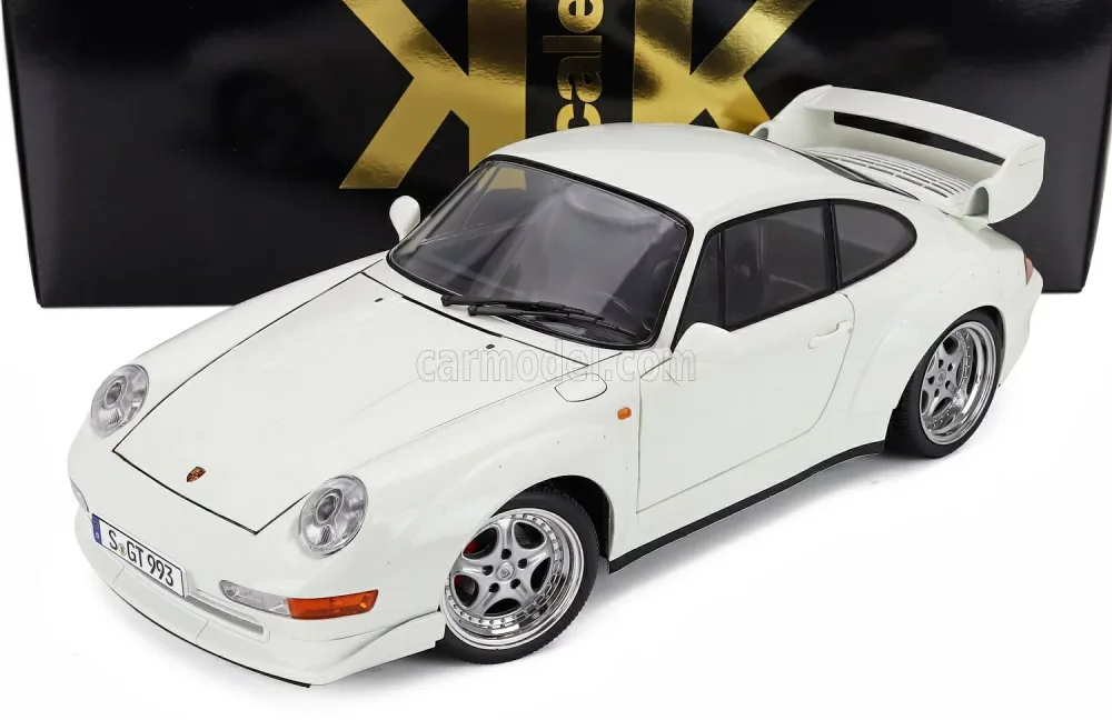 ミニカー 1/12 ポルシェ 911 RS KK-SCALE 1/12 PORSCHE 911 993 GT2 WITH SPEEDLINE RIMS 1996 WHITE KKDC120284S