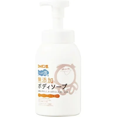 シャボン玉石鹸 無添加ボディソープ たっぷり泡 570ml
