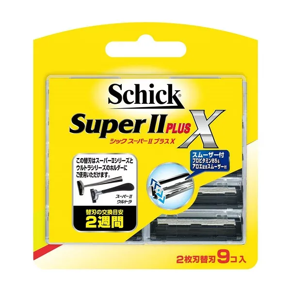 Schick スーパーII プラスX替刃 9コ入