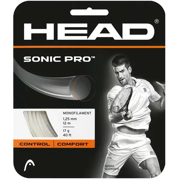 HEAD (ヘッド) 硬式テニス用 ガット SONIC PRO ホワイト 1.25mm 281028 WH