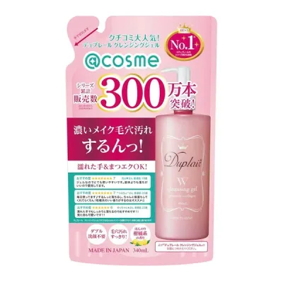 デュプレール クレンジングジェル 詰め替え 340mL メイク落とし 化粧落とし ジェルクレンジング スキンケア ダブル洗顔不要 毛穴 美肌 セラミド コラーゲン OKAINTER