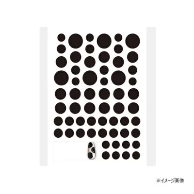 イングカワモト TSUMEKIRA(ツメキラ) ネイルシール MEGU NAILプロデュース MEGUドット BLACK NN-MGN-006