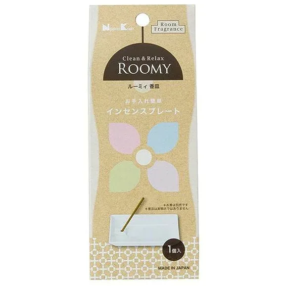 日本香堂 ROOMY Clean&Relax インセンスプレート 37175
