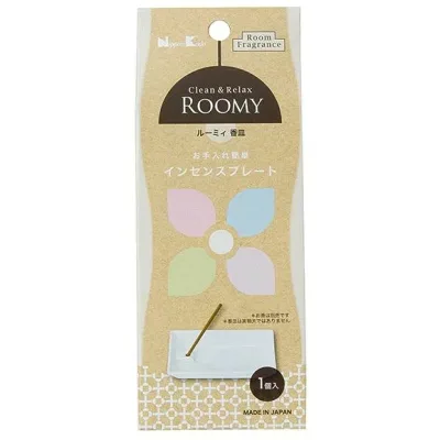 日本香堂 ROOMY Clean&Relax インセンスプレート 37175