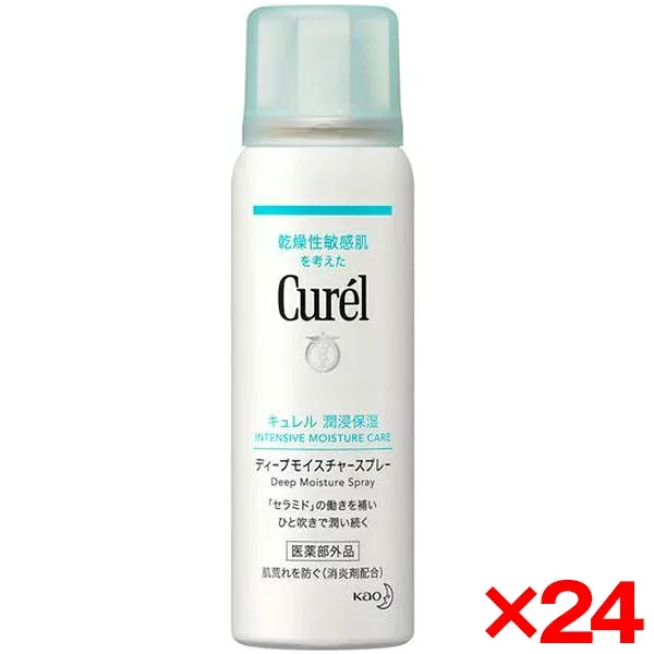 【24個セット】花王 キュレル ディープモイスチャースプレー 60g