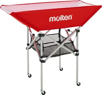 \MAX1000円OFFクーポン配布中♪/モルテン(Molten) BK0033R バレーボール 折りたたみ式平型ボールカゴ(背高) 20SS