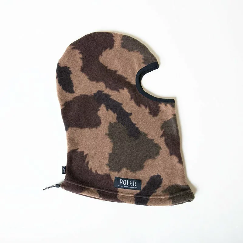 (POLeR/ポーラー)×(TURN ME ON/ターンミーオン) FLEECE BALACLAVA バラクラバ 迷彩 CAMO