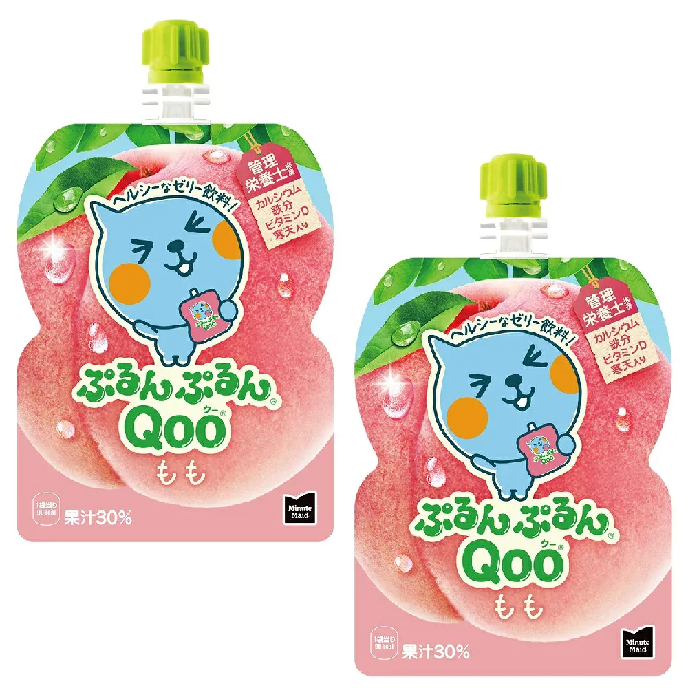 10ケースセット ミニッツメイドQoo ぷるんぷるんQoo もも 125g × 6本 +10箱60本セット コカ・コーラ Coca-Cola 地域限定送料無料 クー コカ・コーラ Coca-Cola コカコーラ パウチ ゼリー 大人買い 10ケース60本セット(※1ケース6本×10箱)